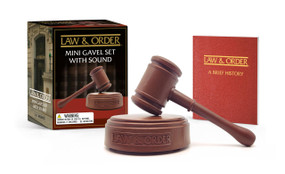 Law & Order: Mini Gavel Set with Sound by Chip Carter, 9780762482719