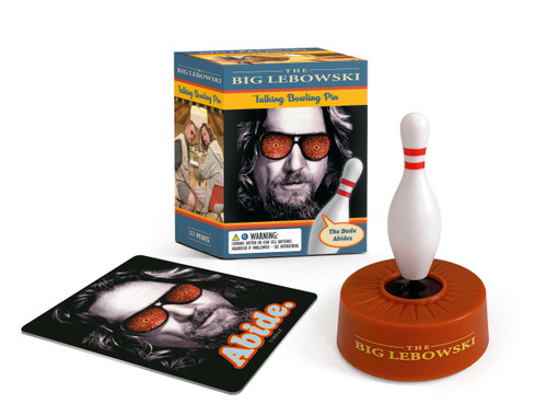 The Big Lebowski Talking Bowling Pin (The Dude Abides) by Running Press, 9780762484256