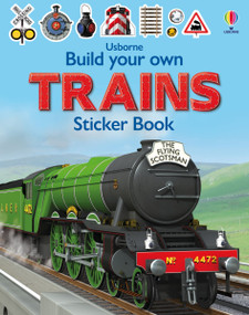 Build Your Own Trains Sticker Book by Simon Tudhope, Adrian Mann, Adrian Mann, 9781805070047