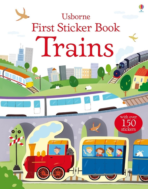 First Sticker Book Trains by Sam Taplin, Annalisa Sanmartino, Giulia Torelli, Giulia Torelli, 9781805318026