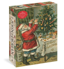 John Derian Paper Goods: Santa Trims the Tree 1,000-Piece Puzzle by John Derian, 9781648293412