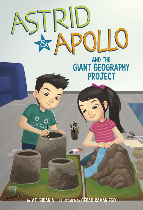Astrid and Apollo and the Giant Geography Project - 9781484675526 by César Samaniego, V.T. Bidania, 9781484675526