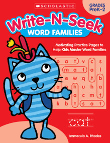 Write-N-Seek: Word Families by Immacula A. Rhodes, 9781338180237