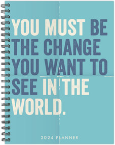 Change 2024 6.5" x 8.5" Softcover Weekly Planner by Willow Creek Press, 9781549239786