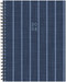 Denim Stripe 2024 6.5" x 8.5" Softcover Weekly Planner by Willow Creek Press, 9781549239816