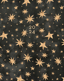 Starry Night 2024 7.5" x 9.5" Booklet Monthly Planner by Willow Creek Press, 9781549238451