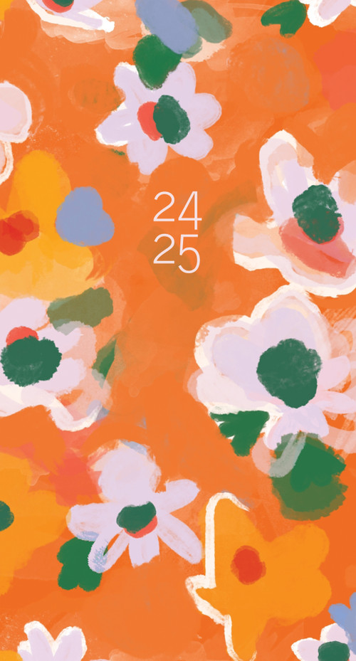 Poppies 2024 3.5" x 6.5" 2-Year Pocket Planner by Willow Creek Press, 9781549238543