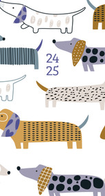 Woof 2024 3.5" x 6.5" 2-Year Pocket Planner by Willow Creek Press, 9781549238598