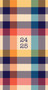 Rad Plaid 2024 3.5" x 6.5" 2-Year Pocket Planner by Willow Creek Press, 9781549239038