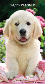 Puppy Love 2024 3.5" x 6.5" 2-Year Pocket Planner by Willow Creek Press, 9781549238550