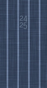 Denim Stripe 2024 3.5" x 6.5" 2-Year Pocket Planner by Willow Creek Press, 9781549238482