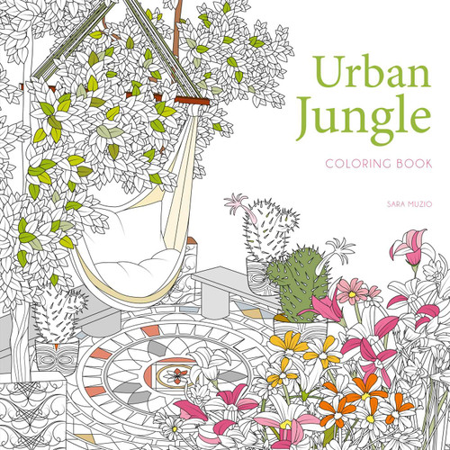 Urban Jungle Coloring Book by Sara Muzio, 9788854418424