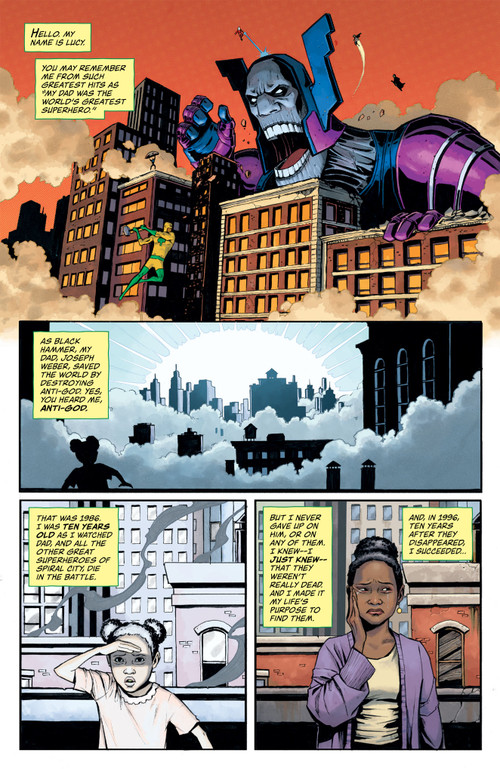 Black Hammer Library Edition Volume 3 by Jeff Lemire, Caitlin Yarsky, Malachi Ward, Matthew Sheean, Rich Tommaso, 9781506725468
