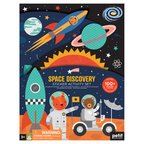 Sticker Activity Set: Space Discovery by Petit Collage, 0810073342675