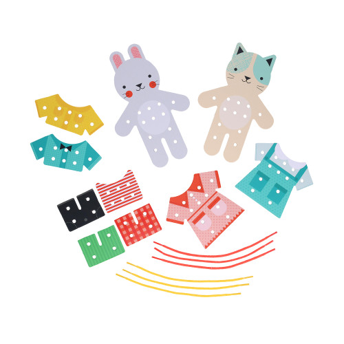 Petit Friends Dress-up Lacing Set by Petit Collage, 0810073342736