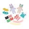 Petit Friends Dress-up Lacing Set by Petit Collage, 0810073342736