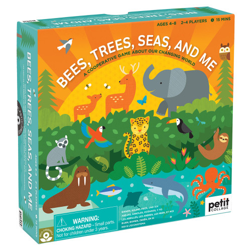 Bees Trees Seas and Me (Bilingual Edition) by Petit Collage, 0810073343023
