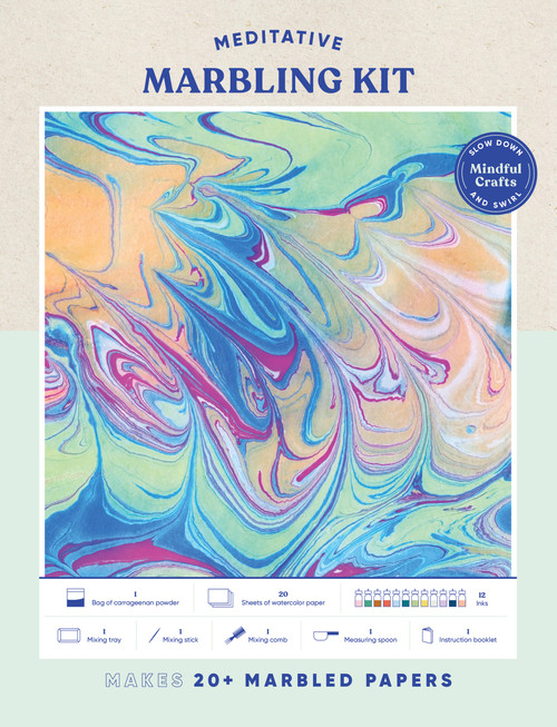 Mindful Crafts: Meditative Marbling Kit by Chronicle Books, 9781797224442