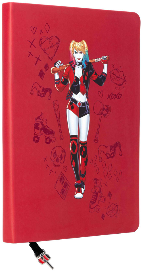 DC: Harley Quinn Journal with Ribbon Charm by Insights, 9798886632583