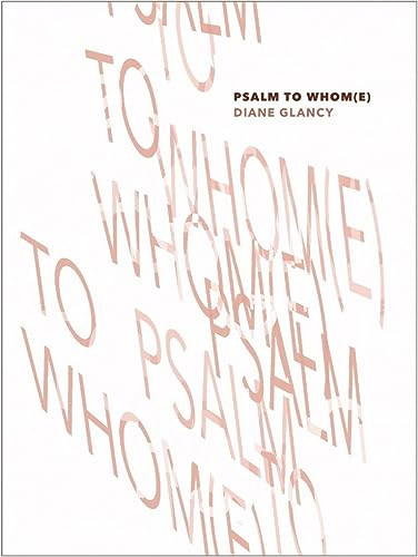 Psalm to Whom(e) by Diane Glancy, 9781885983343