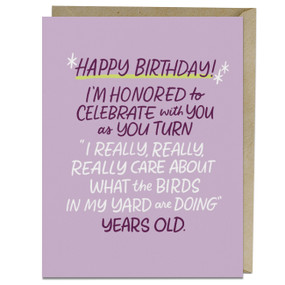 Care About Birds Years Old Birthday Card by Em & Friends, 9781642464290