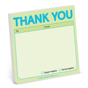 Thank You Sticky Note (Pastel Version) - 9781683493860 by Knock Knock, 9781683493860