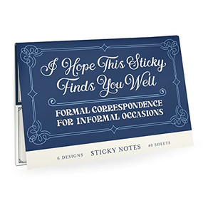 Formal Sticky Notes by , 9781642464351