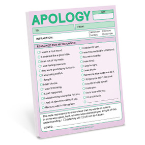 Apology Nifty Note (Second Edition) by Knock Knock, 9781683493976