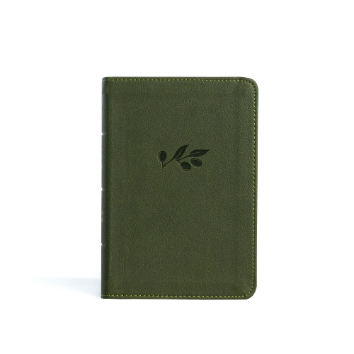NASB Large Print Compact Reference Bible, Olive LeatherTouch by Holman Bible Publishers, 9781087765716