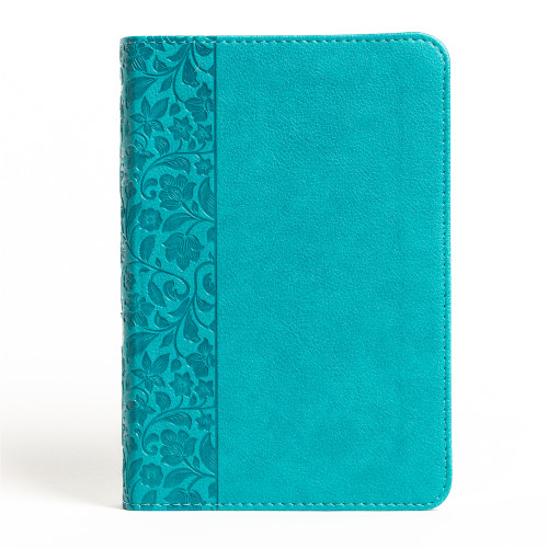 NASB Large Print Compact Reference Bible, Teal LeatherTouch by Holman Bible Publishers, 9781087765723