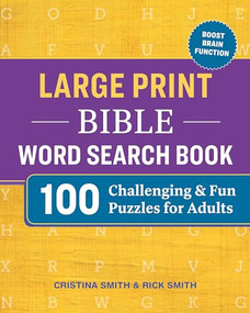 Large Print Bible Word Search Book (100 Challenging and Fun Puzzles for Adults) by Cristina Smith, Rick Smith, 9781641529921