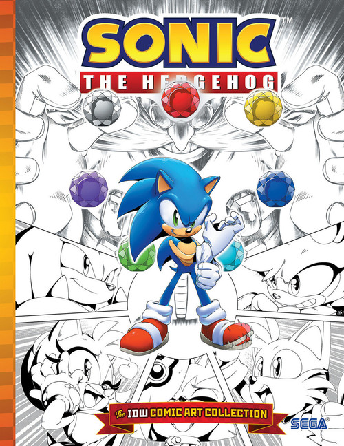 Sonic the Hedgehog: The IDW Comic Art Collection by Tracy Yardley, Evan Stanley, Adam Bryce Thomas, Nathalie Fourdraine, Jack Lawrence, 9798887240428