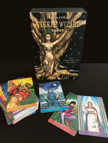 Steele Wizard Tarot (The Language of the Soul (Tarot Kit Box Set with 88 Cards and Guide Book)) by Pamela Steele, 9780764366215