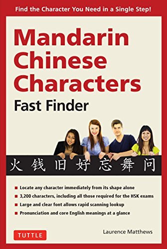Mandarin Chinese Characters Fast Finder (Find the Character you Need in a Single Step!) by Laurence Matthews, 9780804849098