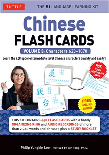 Chinese Flash Cards Kit Volume 3 (HSK Upper Intermediate Level (Online Audio Included)) by Philip Yungkin Lee, Jun Yang, Ph.D., 9780804842037