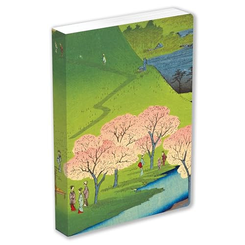 Hiroshige Cherry Blossoms Lined Hardcover Journal (Blank Notebook with Ribbon Bookmark) by Tuttle Studio, 9780804855631