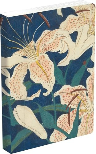 Hiroshige Spotted Lilies Dotted Paperback Journal (Blank Notebook with Pocket) by Tuttle Studio, 9780804855648