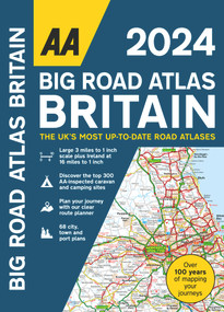 AA Big Road Atlas Britain 2024 Paperback by AA Publishing, 9780749583330