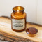 APOTHECARY 8 OZ AMBER GLASS - VETIVER & CARDAMOM, APG801