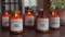 APOTHECARY 8 OZ AMBER GLASS - AMBER & SMOKE, APG808