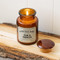 APOTHECARY 8 OZ AMBER GLASS - TEAK & TOBACCO, APG817
