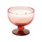 AURA 6 OZ ROSE & RED TINTED GLASS GOBLET - SAFFRON ROSE, TG0602