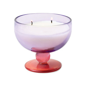 AURA 6 OZ PURPLE & PINK TINTED GLASS GOBLET - PEPPER & PLUM, TG0605