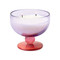 AURA 6 OZ PURPLE & PINK TINTED GLASS GOBLET - PEPPER & PLUM, TG0605