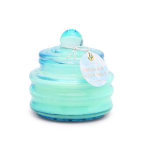 BEAM 3 OZ SKY BLUE GLASS WITH LID - FRESH AIR + SEA SALT, MG0304