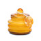 BEAM 3 OZ OCHRE GLASS WITH LID -  TOBACCO PATCHOULI, MG0306