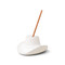 COWBOY HAT INCENSE HOLDER - WHITE, INCLUDES 100 COUNT of SHORT INCENSE STICKS, IN0014