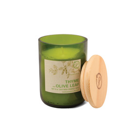 ECO GREEN 8 OZ GLASS - THYME & OLIVE LEAF, EG05