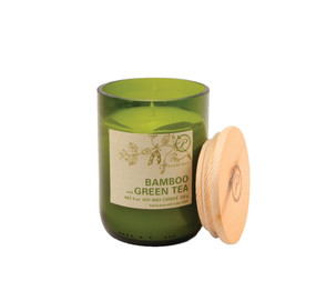 ECO GREEN 8 OZ GLASS - BAMBOO & GREEN TEA, EG07