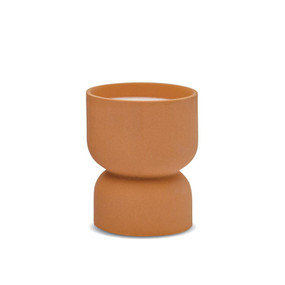 FORM 6 OZ BURNT SIENNA MATTE HOURGLASS TEXTURED CERAMIC - WILD FIG & VETIVER, FR0605
